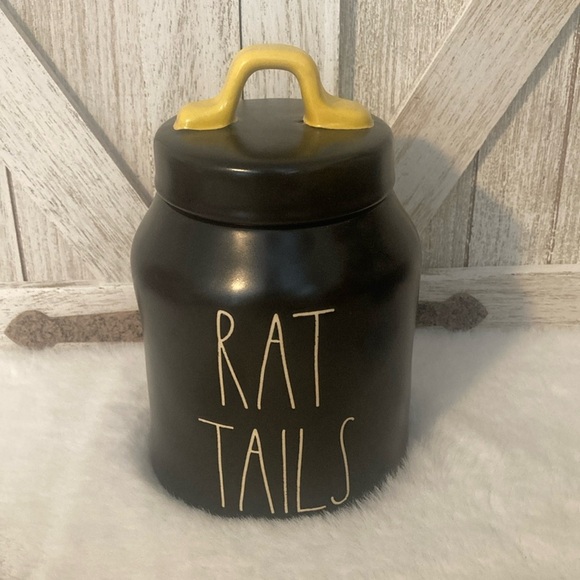 Rae Dunn Rat Tails Canister - Picture 1 of 3